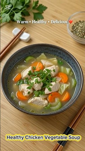 Easy Chicken Soup in 30 Minutes , Healthy & Delicious Dinner