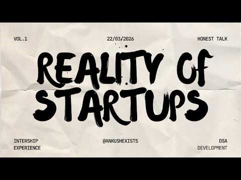 REALITY OF STARTUPS🙂