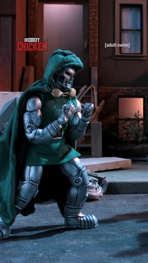 691K views · 17K reactions | Behind the mask, no one sees the tears The #RobotChicken series and the brand-new Robot Chicken: Self-Discovery Special are streaming across Europe on HBO Max, Channel 4 (UK & Ireland), Warner TV Next (France) and Warner TV Comedy (Germany) #adultswimeurope #doom #avengersdoomsday | Adult Swim UK & Europe | Facebook