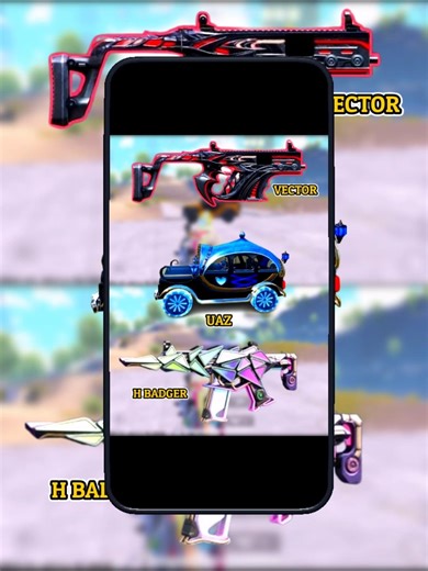 Honey Badger v/s Vector Gun UAZ Damage test #bgmi #bgmishort #pubgmobile