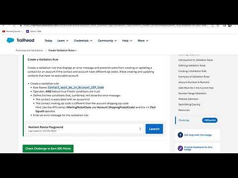 Create a Validation Rule