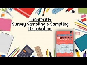 Definitions of Survey Sampling & Sampling Distribution ||Chapter#14 ||Part#2