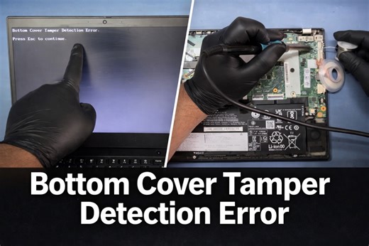 Bottom Cover Tamper Detection Error fixed in Lenovo Thinkpad X390 #laptop repair #laptoprepairspecialist | Rajesh it Support