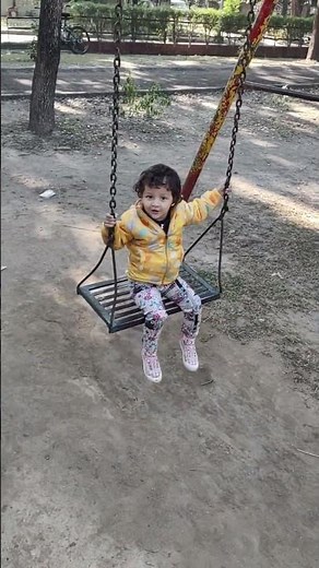 Pure Happiness! 2 Year Old Kid Enjoying Park Swing 🥰✨ #shorts