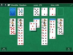Klondike solitaire gameplay walkthrough