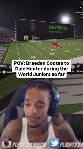 Canucks prospect Braeden Cootes has fallen victim to a STACKED Canadian offensive group so far during this tournament 😭😂