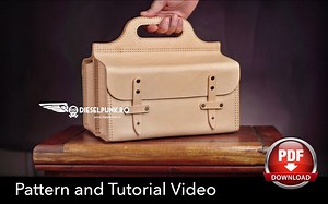 Tool Bag Sewing Pattern: Leather Roll Design (PDF   Video Tutorial) - Etsy