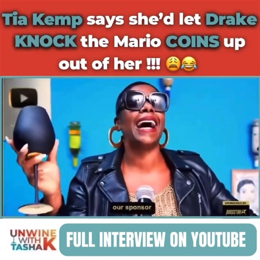 30K views · 271 reactions | FULL interview on YouTube NOW‼️ #TiaKemp said she wouldn’t let any of #RickRoss’ DUSTY opps hit BUT she’d let #Drake knock the MARIO COINS up out of her‼️ • • #explore #drizzy #drizzydrake #drakememes #drakechallenge #ovo #tashaklive #explorepage | Tasha K | Facebook