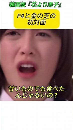 韓国版『花より男子』-F4と金の芝の初対面