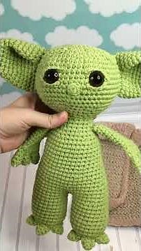 Baby Yoda - The Child - Alien 10'' plush toy - handmade stuffed green alien doll