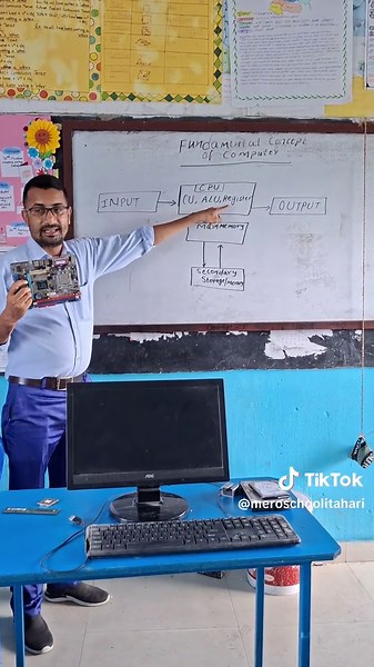working principle of a computer ! #foryou #foryoupage #fypシ #fyp #meroschoolitahari #meroschool