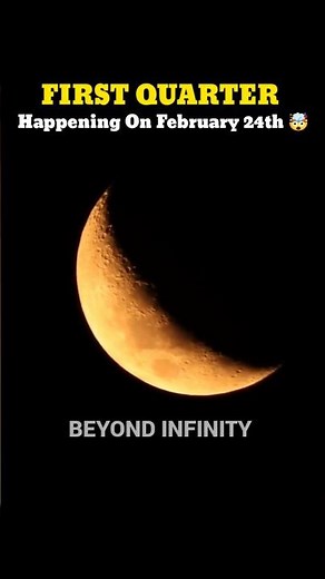 See the First Quarter Moon Tonight 🤯☠️ #space #beyondinfinity #moon #earth #shorts #universe #sun