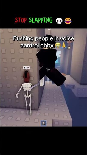 Voice Control Obby But I Keep Slapping Everyone 😂 | #roblox x