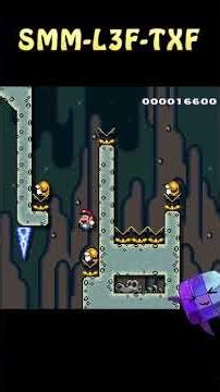 Super Mario Maker 2 🎮 Precarious Passage Kaizo Lite 🎮 Lemongraese #short #mario #supermario