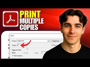 How To Print Multiple Copies On One Page PDF In Adobe Acrobat Pro DC (Tutorial 2026)