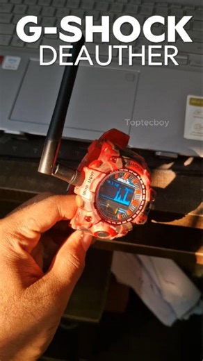 Toptecboy on Instagram: "The All New G-Shock Deauther Watches, build for the future. Dm us to purchase 🛍️ Shipping world wide 🌏✈️ #electronics #gshock #customized #hack #technology"