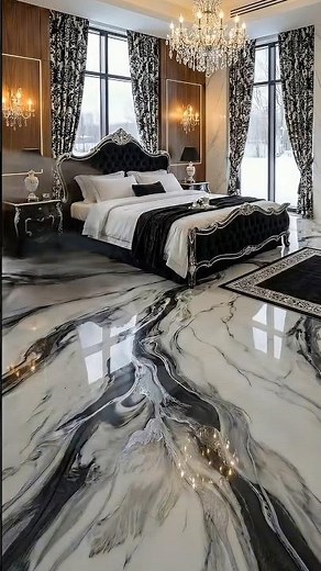 Luxury Bedroom Transformation | Black & White Timelapse