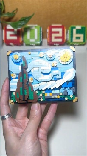 Let’s Build a Brick-Built The Starry Night ! | Creative Building Blocks