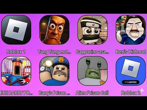 🚨BARRY'S PRISON RUN! (OBBY),Alien Prison run,Betty's Nursery! (FIRST PERSON,😨 TUNG TUNG MOTEL ESCAPE