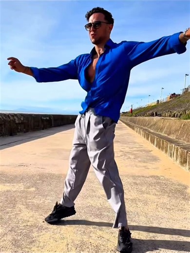 Руслан Айдаев on Instagram: "The Blue Shirt Guy is back with a new dance challenge — get ready for the Cha Cha! 🕺🏻🔥Tutorial dropping soon!🚀 #blueshirtguy #chachacha #blueshirtguysong #newtrend"