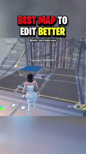 Improve fast in editing w/ this map 😈✅ #fortnite #shorts