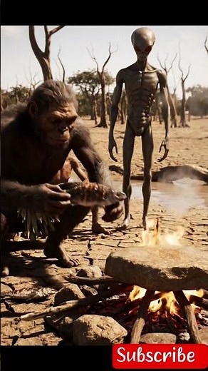 Life Millions Years Ago | Alien Teaching Cooking To Homonids