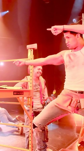 Chippendales® on Instagram: "BTS= behind the scaffold 🚧🦺🫶 Come build some hot Vegas memories with us Tuesday-Sunday! #bts #liveshow #hotmen #sundayfunday #malerevue #lasvegas"