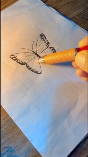 Butterfly sketch for beginners| easy way to draw sketch step by step #art #drawing