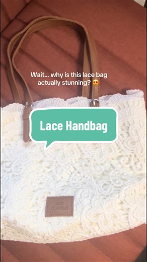 Charming Lace Handbag for Spring
