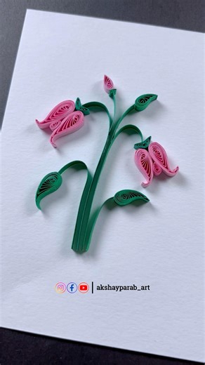 DIY Paper Quilling Flower 🌻 | How to Make #Quilling #Flower #shorts