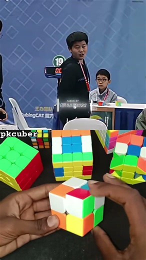 Fastest 2×2 Rubik's Cube World Record 🥶 #shorts #worldrecord #pkcuber