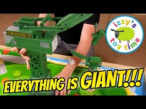 Giant Playtime Adventures: Giant Harold, Cranky, Trakcs & More! | Izzys Toy Time Compilation