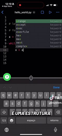 Loops em Python Loop while, #pyhton #programacao #ti #dev