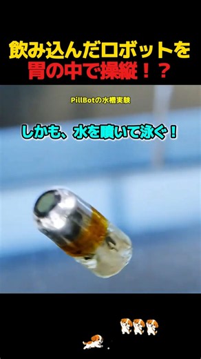飲み込んだロボットを胃の中で操縦！？最後はそこから出るのか…！💊🚽