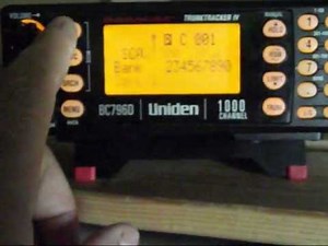 Uniden BC796D Scanner update # 4