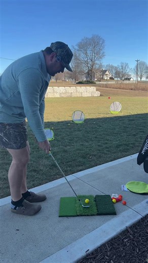 Golf chipping net system, golf practice #golfing #golf #golfacademy #giftsforhim