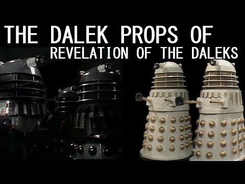A brief overview of the Revelation of the Daleks props