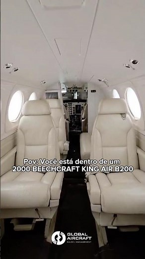 EXCLUSIVIDADE: 2000 BEECHCRAFT KING AIR B200 #aviacaoexecutiva #aviation