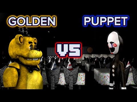 Puppet VS Golden Freddy [SFM/FNAF]