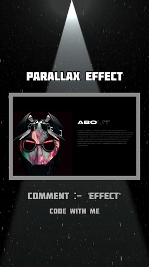 Parallax Effect Animation (HTML CSS JavaScript) 🔥