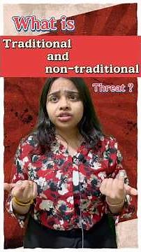 Traditional and non-traditional threat #class12humanities #cbseboard #politicalscience #shortfeed