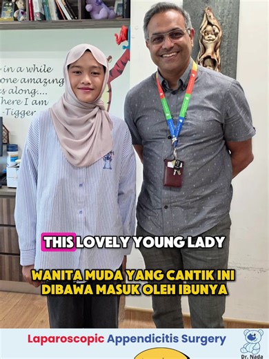 Appendicitis in Children: How This Young Girl Went Home Just 24hrs After Surgery... When a child has sharp pain on the right side of the tummy, it can be worrying. One of the common causes we look for is appendicitis. Recently, a young girl came in with this exact problem. She had clear pain in the lower right abdomen, and tests confirmed appendicitis. She underwent laparoscopic (keyhole) surgery the same night. The next morning, she was already up and moving around comfortably. Within 24 hours,