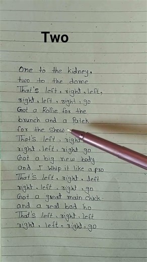 TWO song lyrics song by bbnos #two #bbnos #viral #lyrics #handwriting #trending#shortsfeed #ytshorts