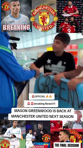 🚨💣 𝐄𝐗𝐂𝐋𝐔𝐒𝐈𝐕𝐄: Mason Greenwood has officially said YES to returning to Manchester United despite the long-term scandal surrounding him. 🔴🏴󠁧󠁢󠁥󠁮󠁧󠁿 Sources close to MUFC say a board member is playing an immense role in convincing the rest of the board to approve the move. Manchester United have been tracking him for a long time and are ready to make key decisions to ensure he’s fully protected if a deal is done this summer. The club’s plan is to put the past behind them and protec