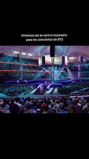 Escenario de Conciertos de BTS en Tour Mundial