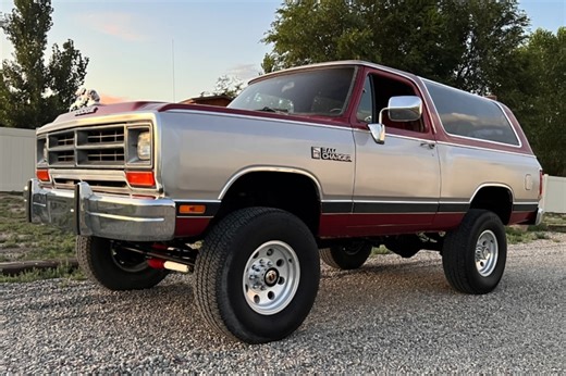 No Reserve: 1989 Dodge Ramcharger LE 4x4