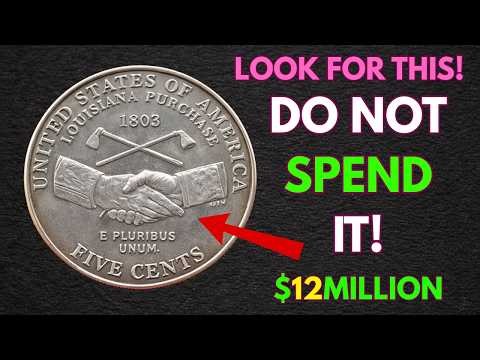 2004-P Louisiana Purchase Jefferson Nickel Five Cents Coin | Historic USA Pocket Change Treasure!