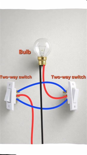 How to do two way switch wiring
