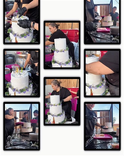 Event Staff 🙌🏼🎂 #beyondhospitality #eventstaff #servers #cakecakecake #fyp