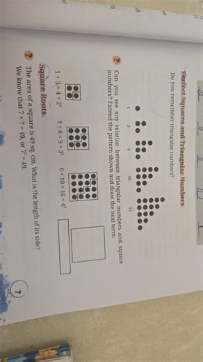 Do you remember triangular numbers?  Can you see any relation b... | Filo
